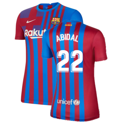 2021-2022 Barcelona Womens Home Shirt (ABIDAL 22)