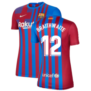 2021-2022 Barcelona Womens Home Shirt (BRAITHWAITE 12)