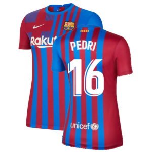 2021-2022 Barcelona Womens Home Shirt (PEDRI 16)