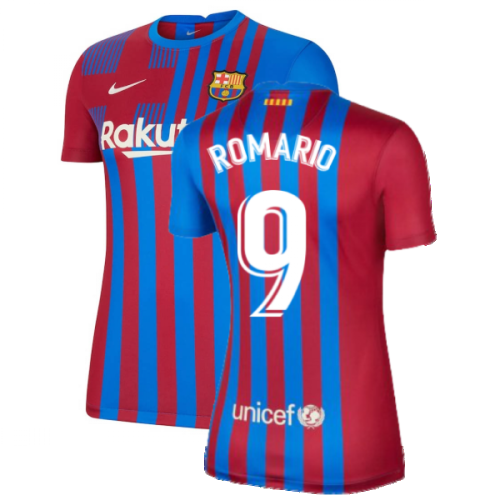 2021-2022 Barcelona Womens Home Shirt (ROMARIO 9)