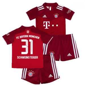 2021-2022 Bayern Munich Home Mini Kit (SCHWEINSTEIGER 31)