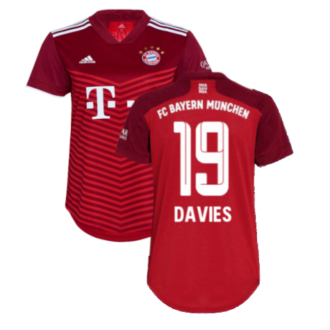 2021-2022 Bayern Munich Home Shirt (Ladies) (DAVIES 19)