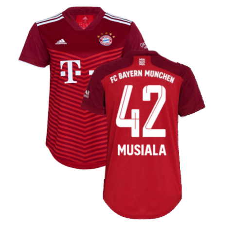 2021-2022 Bayern Munich Home Shirt (Ladies) (MUSIALA 42)