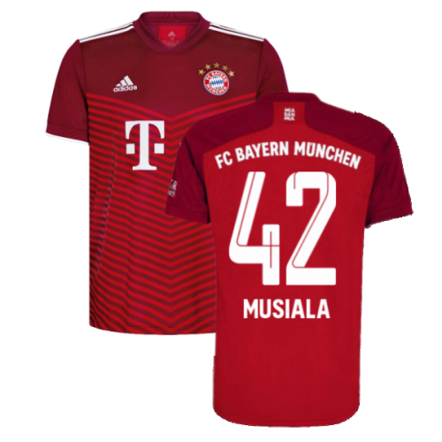 2021-2022 Bayern Munich Home Shirt (MUSIALA 42)