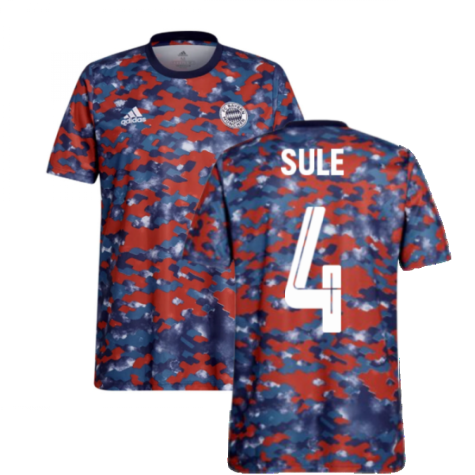 2021-2022 Bayern Munich Pre-Match Jersey (Dark Marine) - Kids (SULE 4)