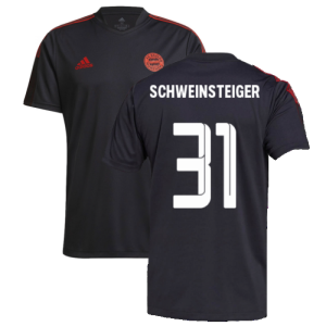 2021-2022 Bayern Munich Training Shirt (Grey) (SCHWEINSTEIGER 31) 2021-2022 Bayern Munich Training Shirt (Grey) (SCHWEINSTEIGER 31)