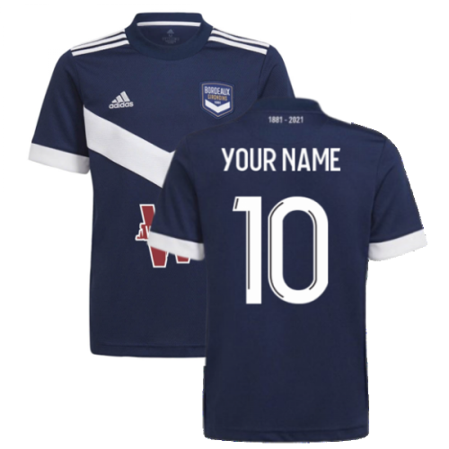 2021-2022 Bordeaux Home Shirt (Kids) (Your Name)