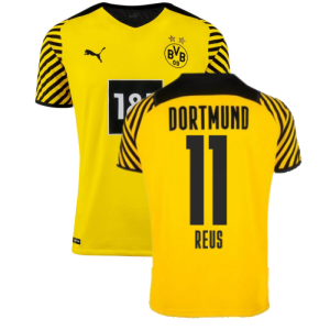 2021-2022 Borussia Dortmund Authentic Home Shirt (REUS 11)