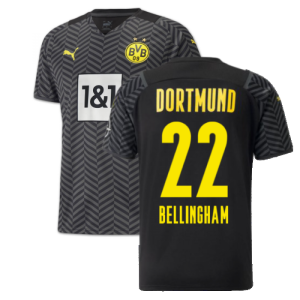 2021-2022 Borussia Dortmund Away Shirt (BELLINGHAM 22)