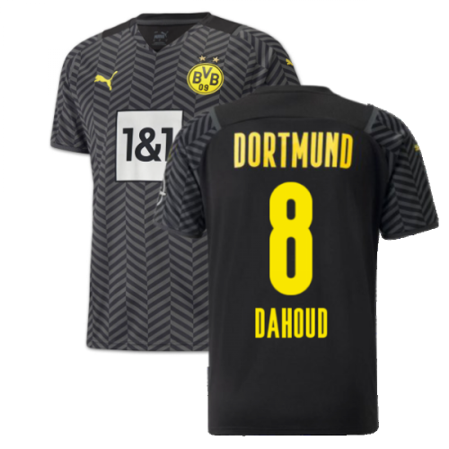 2021-2022 Borussia Dortmund Away Shirt (DAHOUD 8)