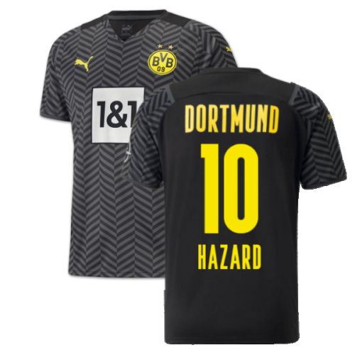 2021-2022 Borussia Dortmund Away Shirt (HAZARD 10)