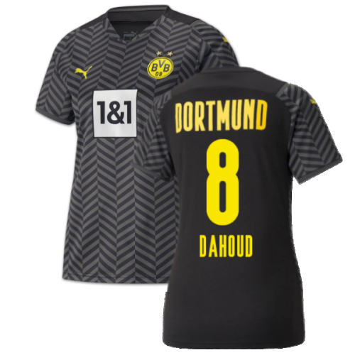 2021-2022 Borussia Dortmund Away Shirt (Kids) (DAHOUD 8)