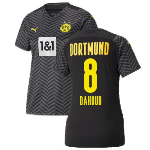 2021-2022 Borussia Dortmund Away Shirt (Ladies) (DAHOUD 8)