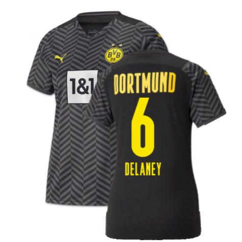 2021-2022 Borussia Dortmund Away Shirt (Ladies) (DELANEY 6)