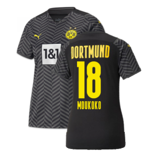 2021-2022 Borussia Dortmund Away Shirt (Ladies) (MOUKOKO 18)