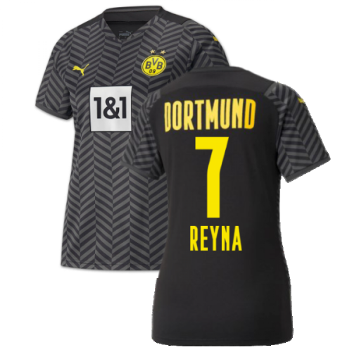 2021-2022 Borussia Dortmund Away Shirt (Ladies) (REYNA 7)