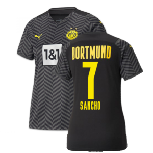 2021-2022 Borussia Dortmund Away Shirt (Ladies) (SANCHO 7)