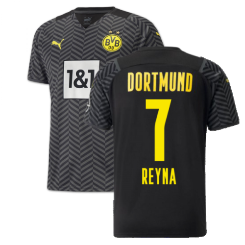 2021-2022 Borussia Dortmund Away Shirt (REYNA 7)