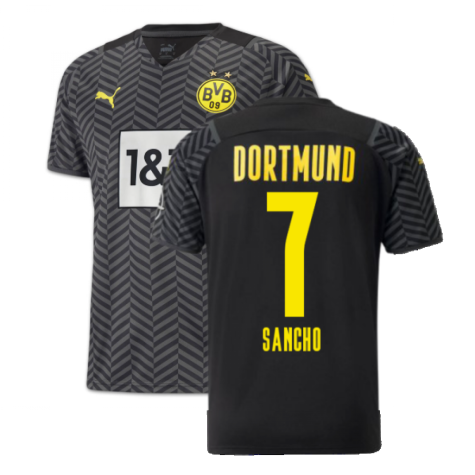 2021-2022 Borussia Dortmund Away Shirt (SANCHO 7)