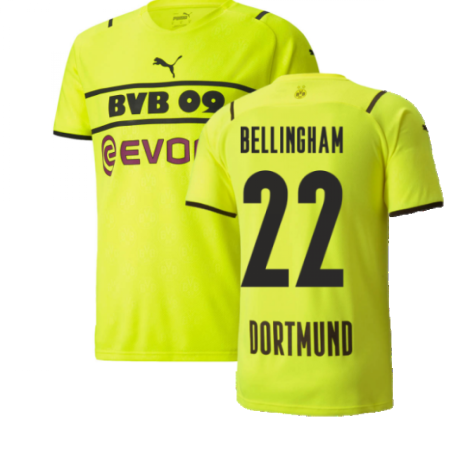 2021-2022 Borussia Dortmund CUP Shirt (Kids) (BELLINGHAM 22)