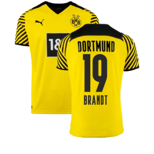 2021-2022 Borussia Dortmund Home Shirt (BRANDT 19)