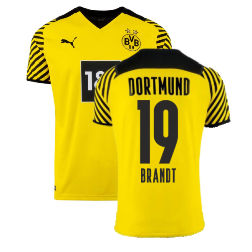 2021-2022 Borussia Dortmund Home Shirt (Kids) (BRANDT 19)