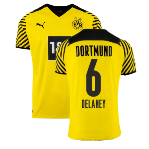 2021-2022 Borussia Dortmund Home Shirt (Kids) (DELANEY 6)