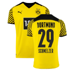 2021-2022 Borussia Dortmund Home Shirt (Kids) (SCHMELZER 29)