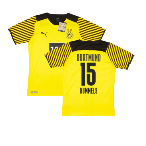 2021-2022 Borussia Dortmund Player Issue Home Shirt (HUMMELS 15)