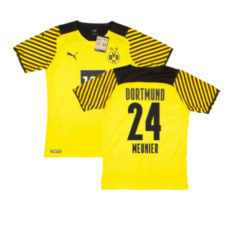 2021-2022 Borussia Dortmund Player Issue Home Shirt (MEUNIER 24)