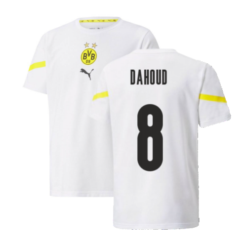 2021-2022 Borussia Dortmund Pre Match Shirt (Kids) (DAHOUD 8)