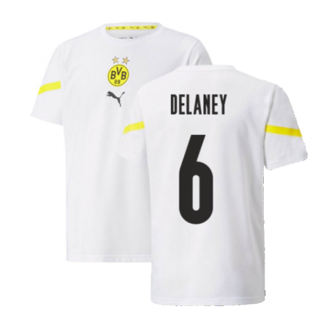 2021-2022 Borussia Dortmund Pre Match Shirt (Kids) (DELANEY 6)