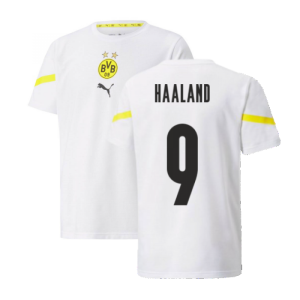 2021-2022 Borussia Dortmund Pre Match Shirt (Kids) (HAALAND 9)