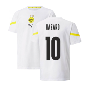 2021-2022 Borussia Dortmund Pre Match Shirt (Kids) (HAZARD 10)