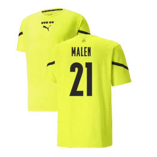 2021-2022 Borussia Dortmund Pre Match Shirt (Yellow) (MALEN 21)