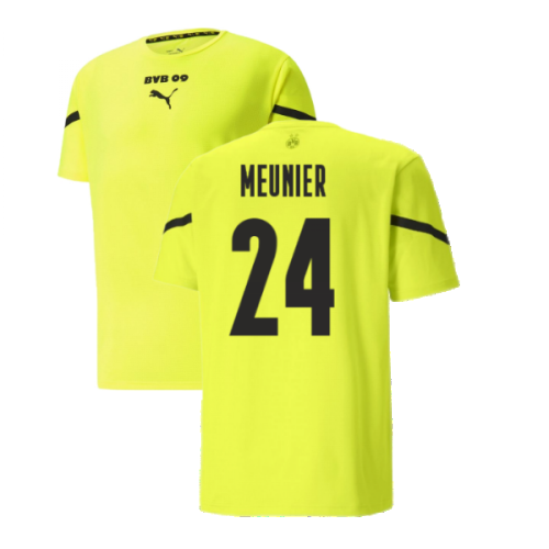 2021-2022 Borussia Dortmund Pre Match Shirt (Yellow) (MEUNIER 24)