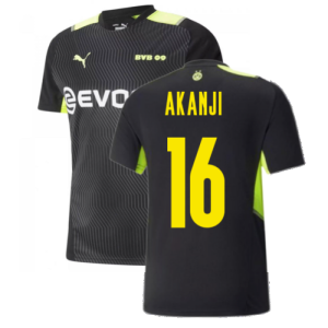 2021-2022 Borussia Dortmund Training Jersey (Black) (AKANJI 16)