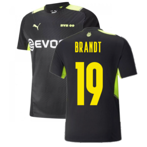 2021-2022 Borussia Dortmund Training Jersey (Black) (BRANDT 19)