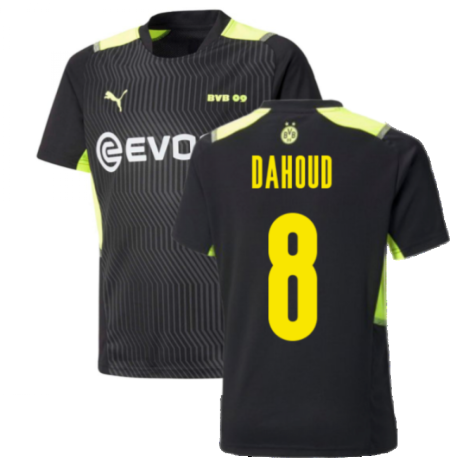 2021-2022 Borussia Dortmund Training Jersey (Black) (DAHOUD 8)