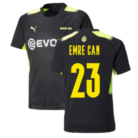 2021-2022 Borussia Dortmund Training Jersey (Black) (EMRE CAN 23)