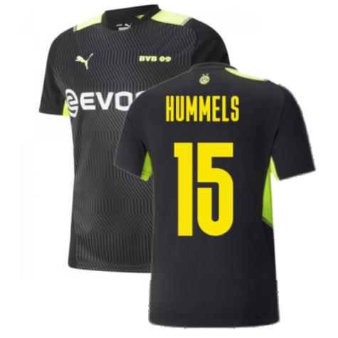 2021-2022 Borussia Dortmund Training Jersey (Black) (HUMMELS 15)