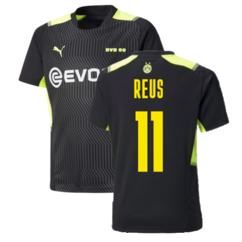 2021-2022 Borussia Dortmund Training Jersey (Black) (REUS 11)