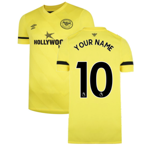 2021-2022 Brentford Away Shirt (Your Name)