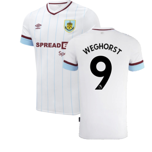 2021-2022 Burnley Away Shirt (WEGHORST 9)