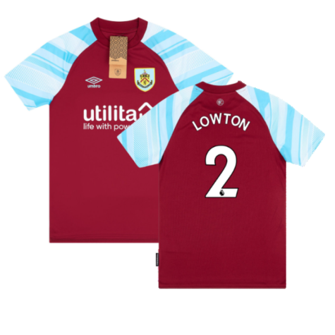 2021-2022 Burnley Home Shirt (Kids) (LOWTON 2)