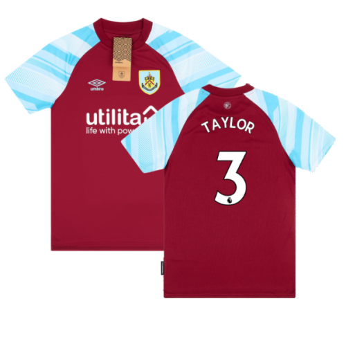 2021-2022 Burnley Home Shirt (Kids) (TAYLOR 3)