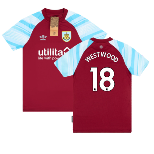 2021-2022 Burnley Home Shirt (Kids) (WESTWOOD 18)