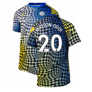 2021-2022 Chelsea Dry Pre-Match Training Shirt (Blue) (HUDSON ODOI 20)