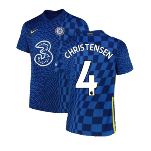 2021-2022 Chelsea Home Shirt (CHRISTENSEN 4)