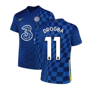 2021-2022 Chelsea Home Shirt (DROGBA 11)